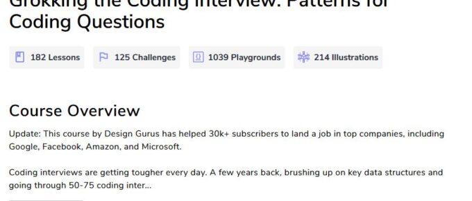 grokking the coding interview