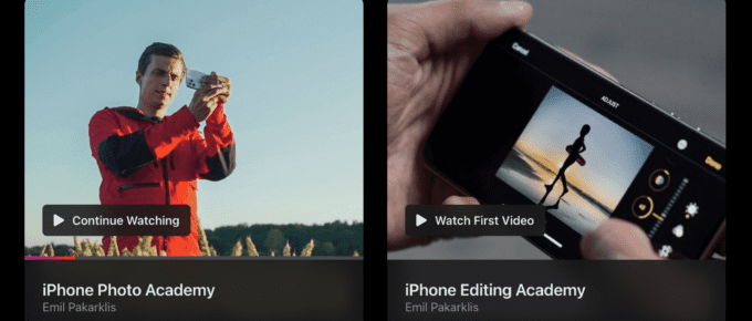 iPhone photo academy